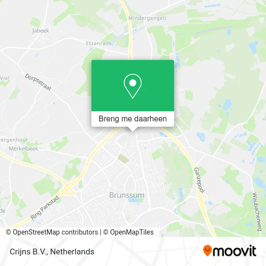 Crijns B.V. kaart