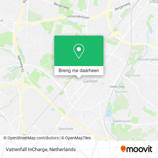 Vattenfall InCharge kaart