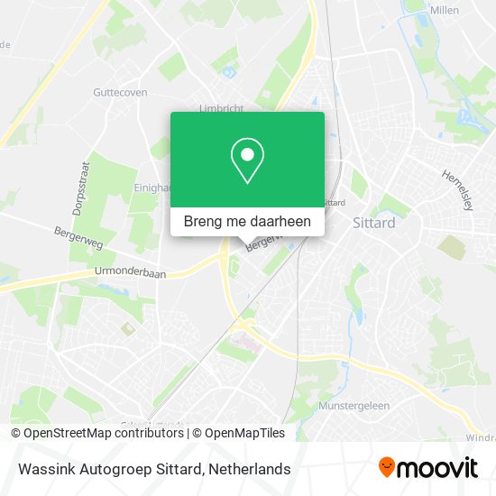 Wassink Autogroep Sittard kaart