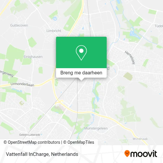 Vattenfall InCharge kaart