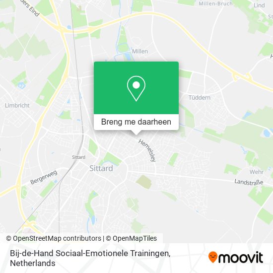 Bij-de-Hand Sociaal-Emotionele Trainingen kaart
