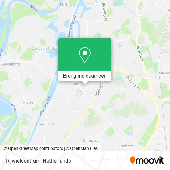 Rijwielcentrum kaart