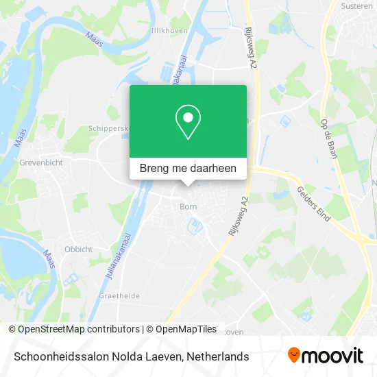 Schoonheidssalon Nolda Laeven kaart