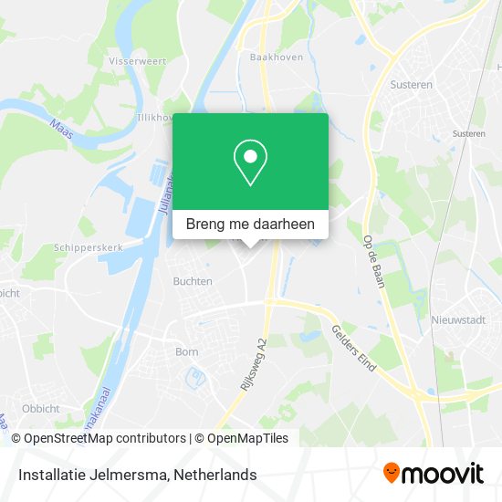 Installatie Jelmersma kaart