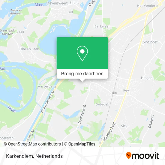 Karkendiem kaart