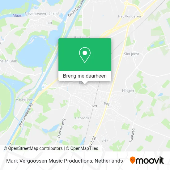 Mark Vergoossen Music Productions kaart