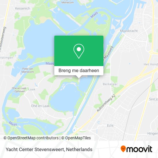 Yacht Center Stevensweert kaart