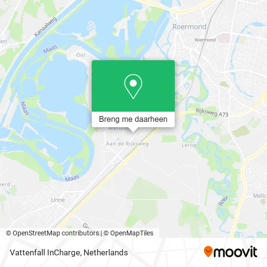Vattenfall InCharge kaart