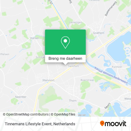 Tinnemans Lifestyle Event kaart