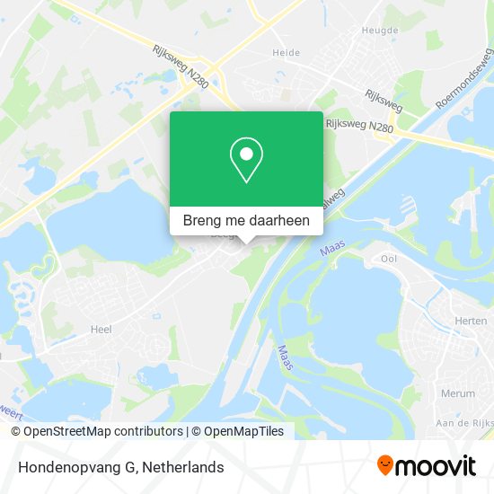 Hondenopvang G kaart