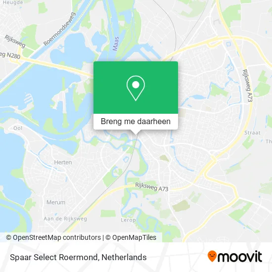 Spaar Select Roermond kaart