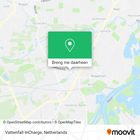Vattenfall InCharge kaart