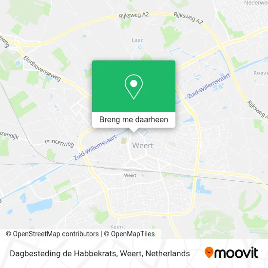 Dagbesteding de Habbekrats, Weert kaart