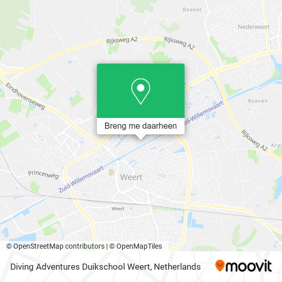 Diving Adventures Duikschool Weert kaart