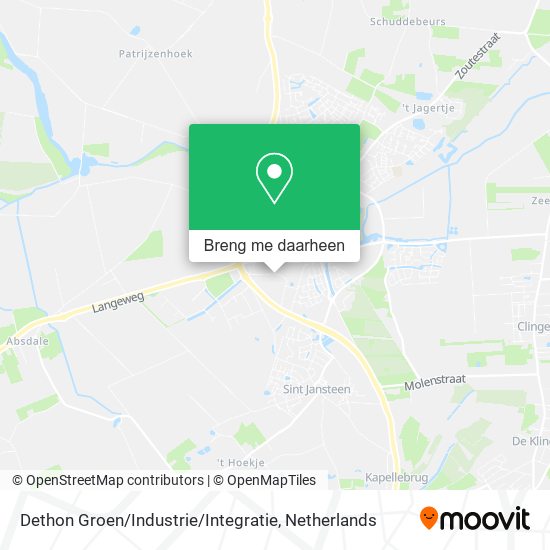 Dethon Groen / Industrie / Integratie kaart