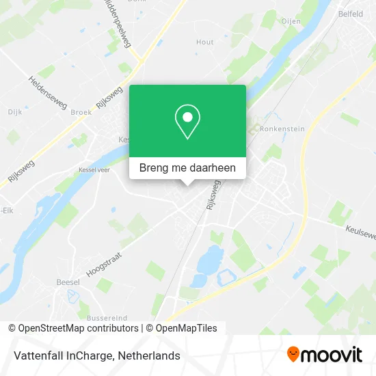 Vattenfall InCharge kaart