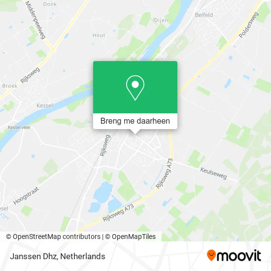 Janssen Dhz kaart