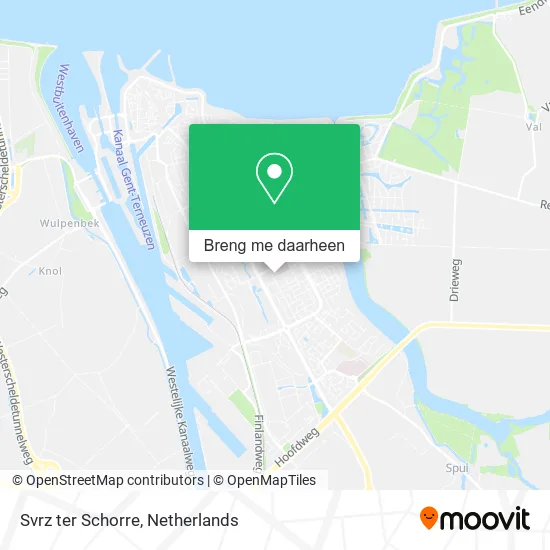 Svrz ter Schorre kaart
