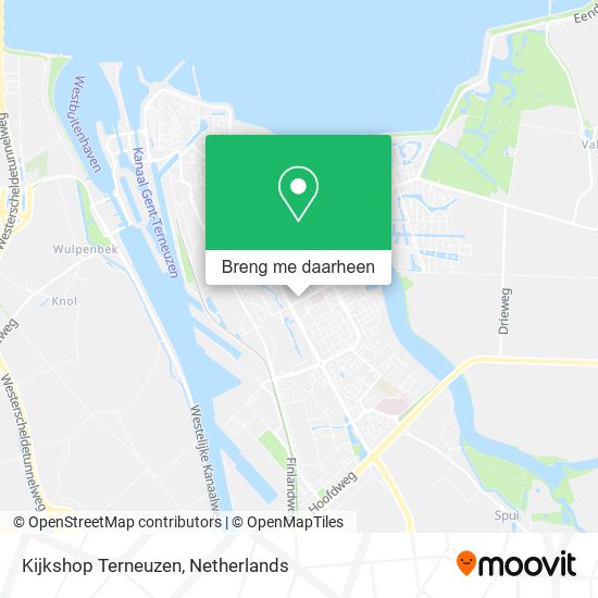 Kijkshop Terneuzen kaart