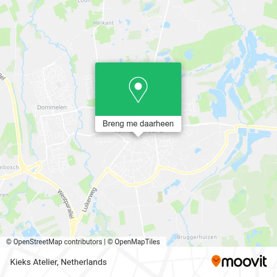 Kieks Atelier kaart
