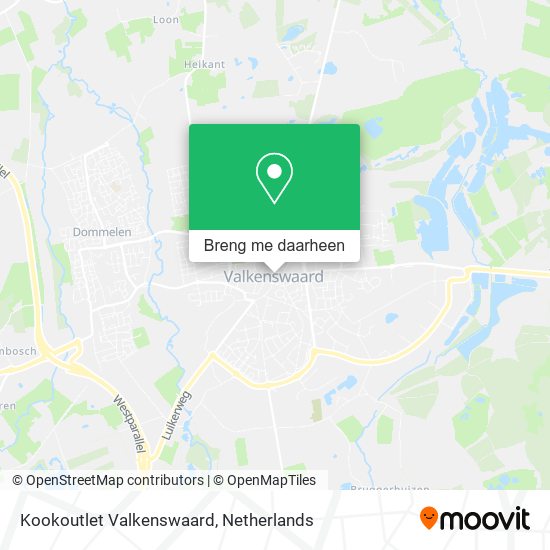 Kookoutlet Valkenswaard kaart
