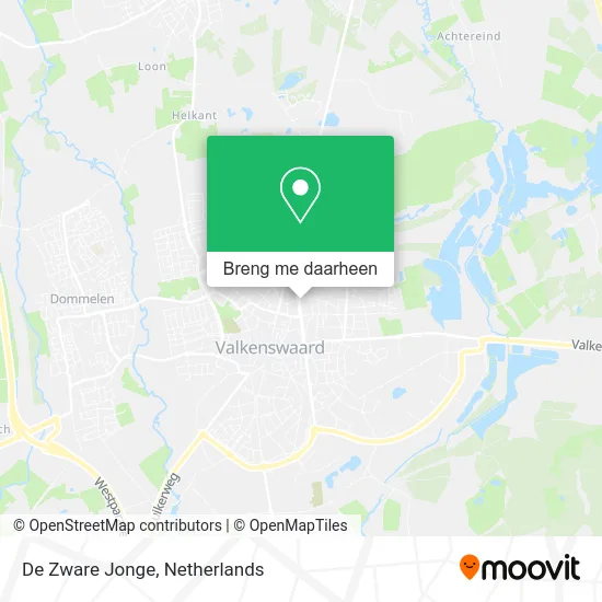 De Zware Jonge kaart