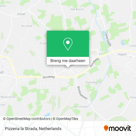Pizzeria la Strada kaart