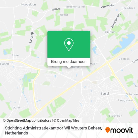 Stichting Administratiekantoor Wil Wouters Beheer kaart