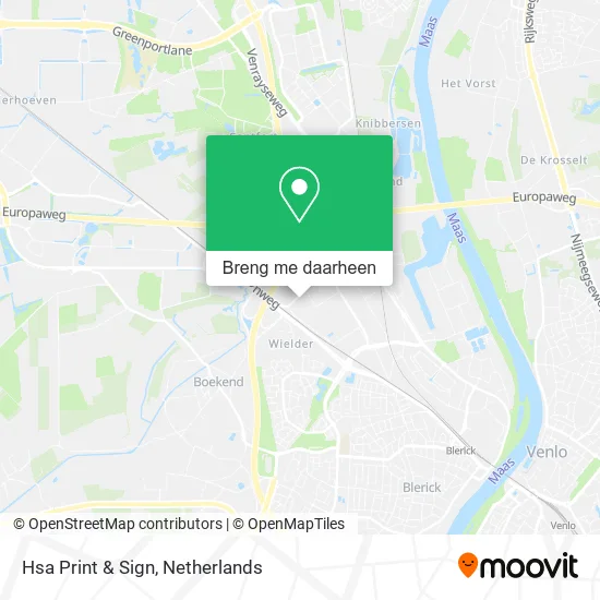 Hsa Print & Sign kaart