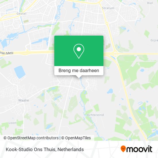 Kook-Studio Ons Thuis kaart