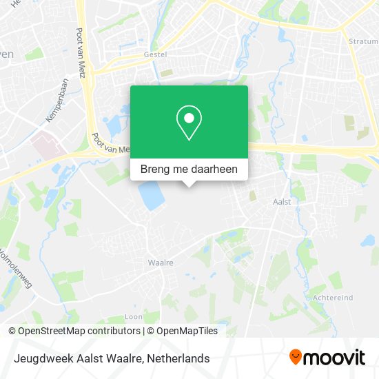 Jeugdweek Aalst Waalre kaart