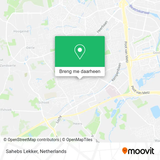 Sahebs Lekker kaart