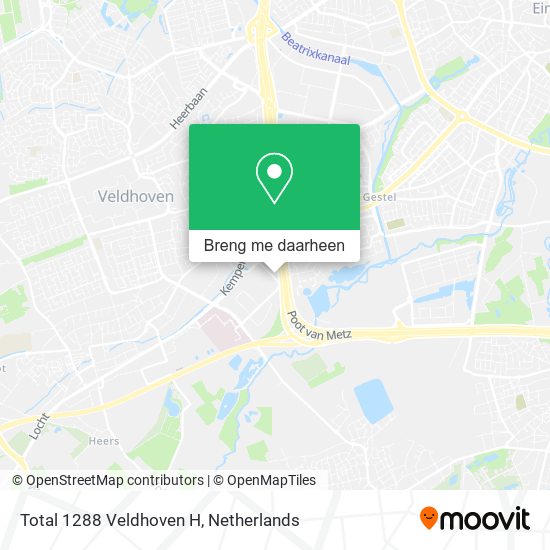 Total 1288 Veldhoven H kaart