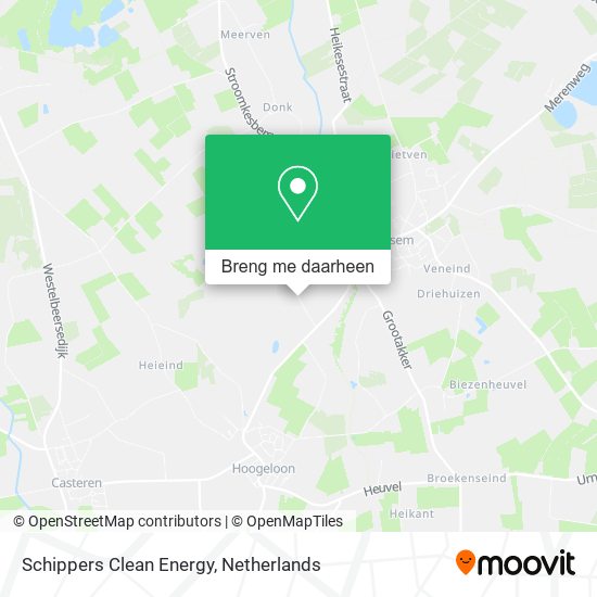 Schippers Clean Energy kaart