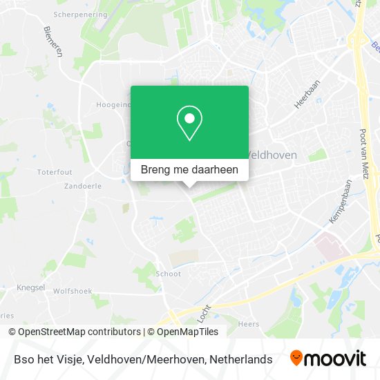 Bso het Visje, Veldhoven / Meerhoven kaart