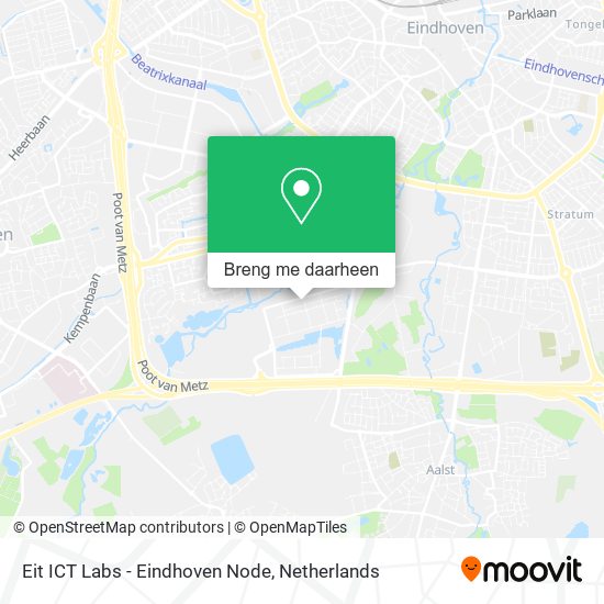 Eit ICT Labs - Eindhoven Node kaart