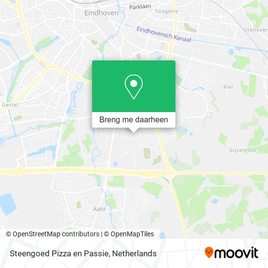 Steengoed Pizza en Passie kaart