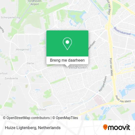 Huize Ligtenberg kaart