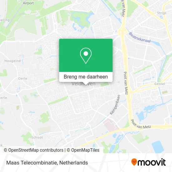 Maas Telecombinatie kaart