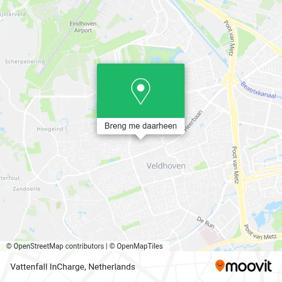 Vattenfall InCharge kaart