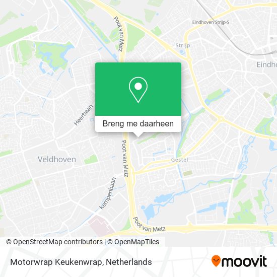 Motorwrap Keukenwrap kaart