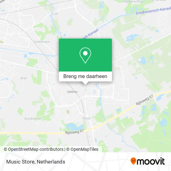 Music Store kaart