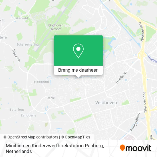 Minibieb en Kinderzwerfboekstation Panberg kaart