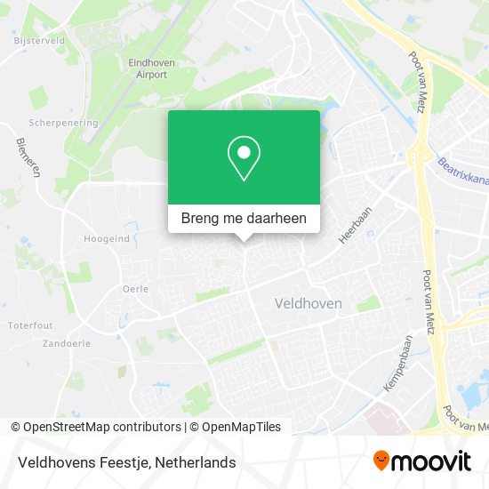 Veldhovens Feestje kaart