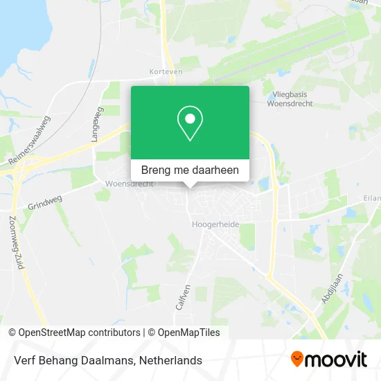 Verf Behang Daalmans kaart