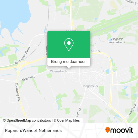 Roparun/Wandel kaart