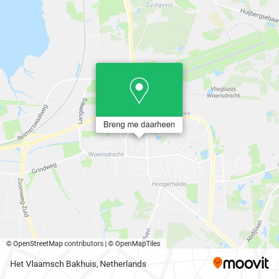 Het Vlaamsch Bakhuis kaart