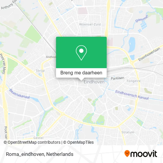 Roma_eindhoven kaart