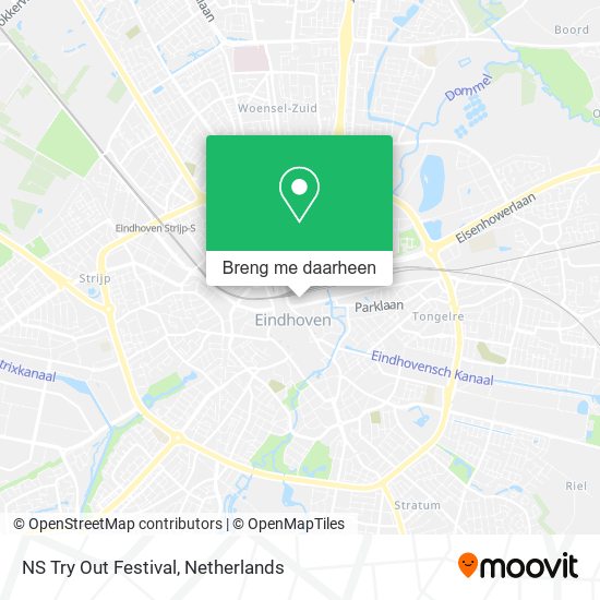 NS Try Out Festival kaart