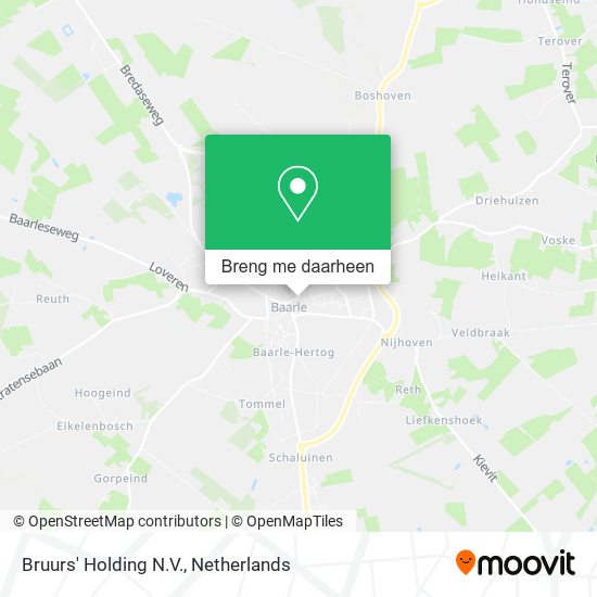 Bruurs' Holding N.V. kaart